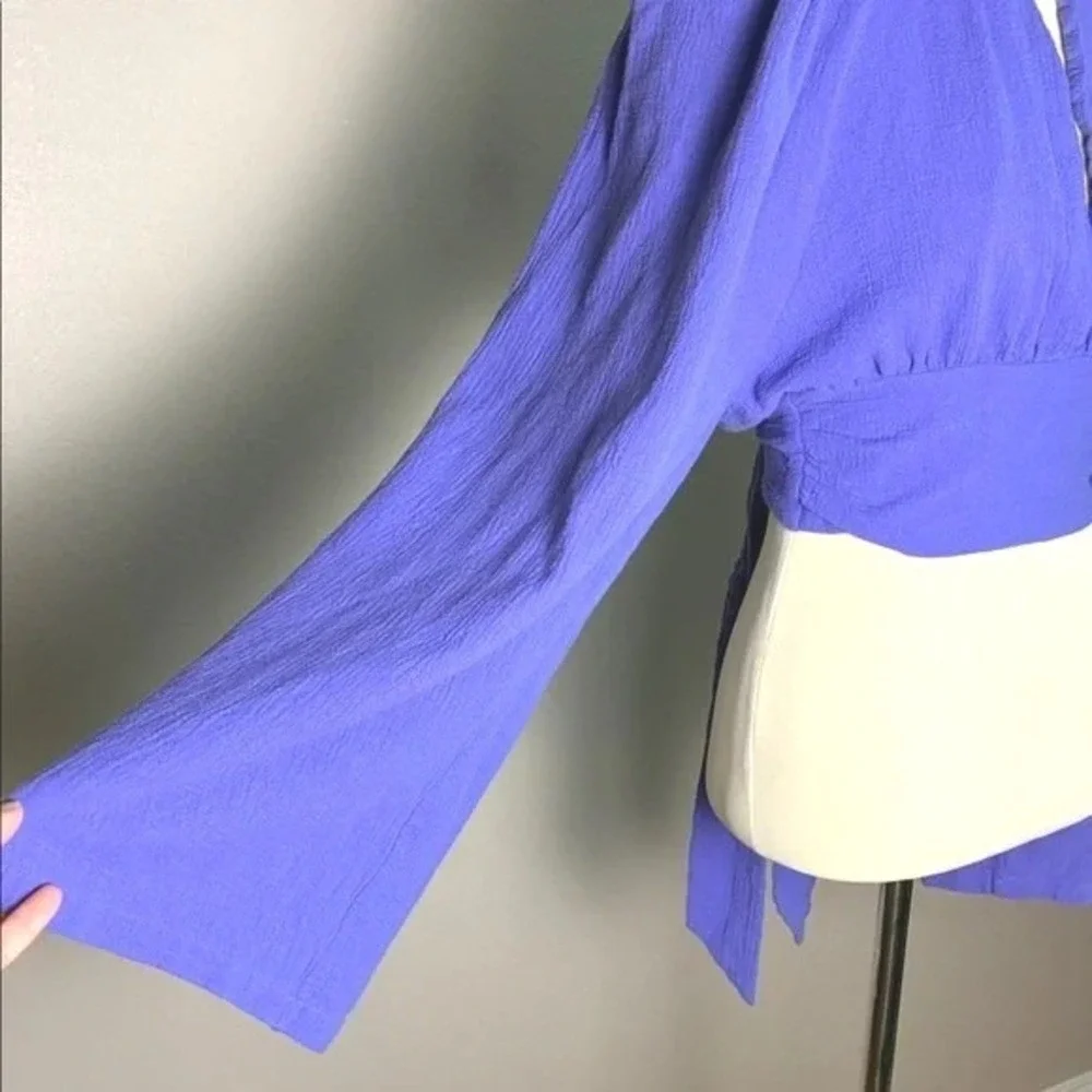 JEN'S PIRATE BOOTY x FREE PEOPLE Small Ultra Techno Top Retro Boho Crop Cotton‎